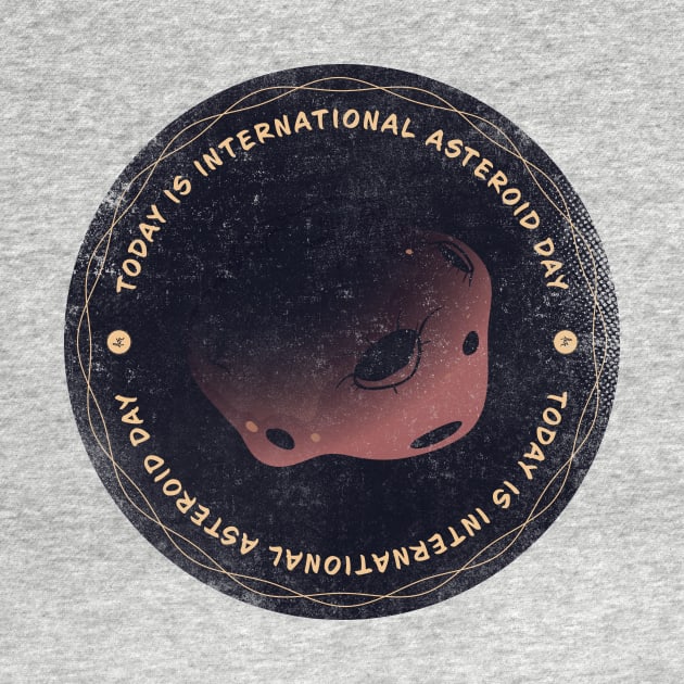 Today is International Asteroid Day Badge by lvrdesign